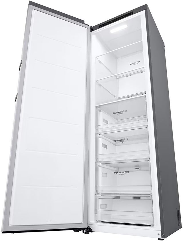 LG 24" 11.4 Cu. Ft. Platinum Silver Steel Column Freezer-3
