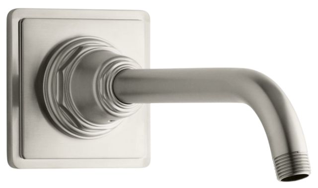 KOHLER® Pinstripe® Vibrant Brushed Nickel Shower Arm and Flange-0