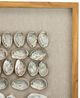 A & B Home Ocasta 2-Piece Beige/White Shell Design Wall Art Set-2
