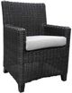 CabanaCoast® Customizable Monterrey Aluminum/Wicker Outdoor Dining Chair-0