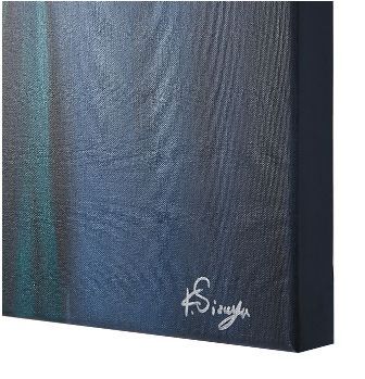 Renwil® Leandre Blue Wall Painting-1