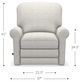 La-Z-Boy® Addison Navy Manual Rocking Recliner-5