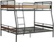 ACME Furniture Brantley II Dark Bronze/Sandy Black Full XL Over Queen Bunk Bed-0