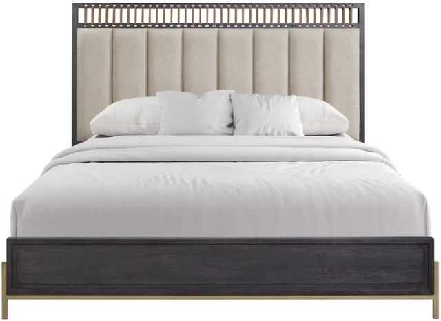 Bernards Elure 4-Piece Peppercorn Queen Bedroom Set-1