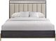 Bernards Elure 4-Piece Peppercorn Queen Bedroom Set-1