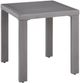 Signature Design by Ashley® Half Moon Beach Gray Aluminum Outdoor End Table-0