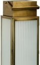 Stylecraft Gold Lantern with Ribbed Milk Glass-1