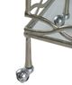 A & B Home Nickel Bar Cart -3