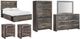 Signature Design by Ashley® Drystan 6-Piece Multi King Bookcase Bed Set-0