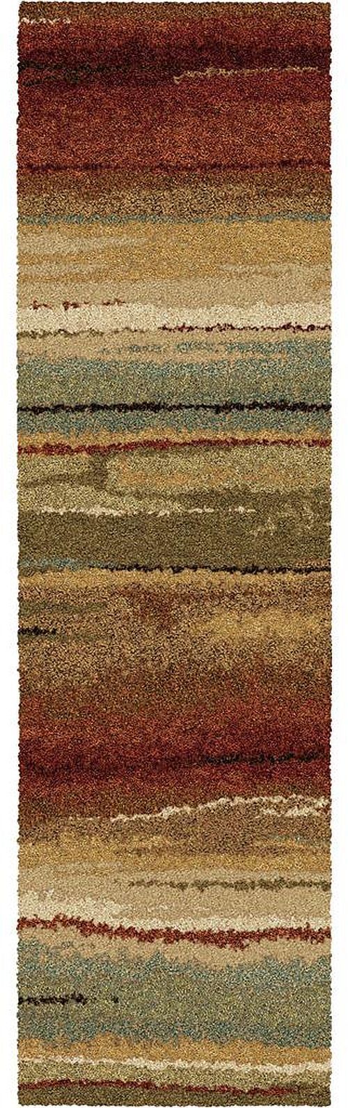 Orian Wild Weave Dusk To Dawn Multi 2'3" x 8' Rug-0