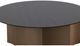 VIG Furniture Modrest Ingram Black/Wine Red Round Coffee Table-2