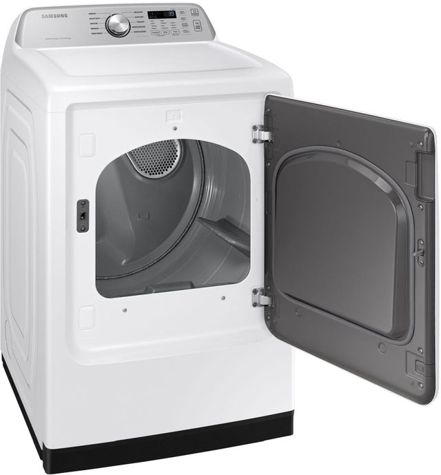 Samsung 3500 Series 7.4 Cu. Ft.  White Glass Electric Dryer-2