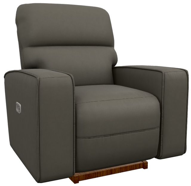 La-Z-Boy® Maddox Dove Gray Power Rocking Recliner with Headrest -0