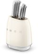 Smeg 50's Style Cream Knife Block Set-0
