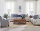 Coaster® Gwen 3-Piece Blue/Light Gray Living Room Set-1
