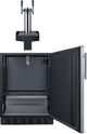 Summit® 5.8 Cu. Ft. Stainless Steel Built-In Floating Tap Cold Brew Kegerator-1