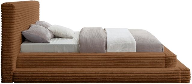 Meridian Furniture Drew Saddle Queen Upholstered Panel Bed-2