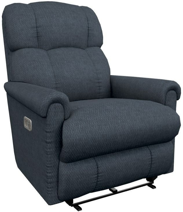 La-Z-Boy® Pinnacle Navy Power Wall Recliner with Headrest and Lumbar-0