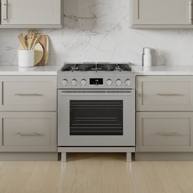 Bosch® Stainless Steel Set of 4 Range Feet-1