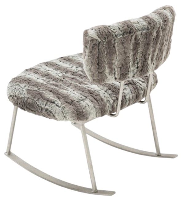 Michael Amini® A La Carte Brushed Silver/Moondust Rocker-3