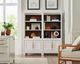aspenhome® Alexander White Door Bookcase-1