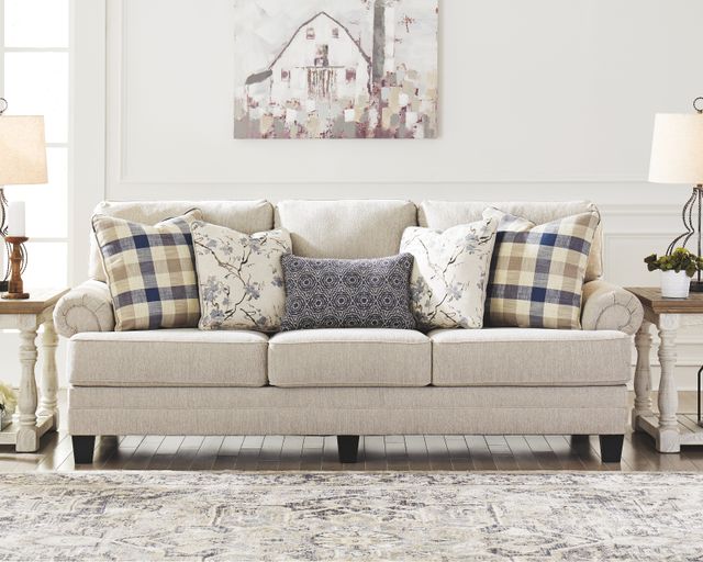 Benchcraft® Meggett Linen Queen Sofa Sleeper-4