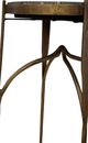Furniture Classics Johnson Gray Side Table with Brass Base-3