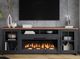 Legends Home Essex Black/Whiskey 97" Fireplace TV Stand-1