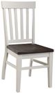 TEI Kelsey Dark Oak/White Side Chair-0
