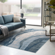 Olliix by Madison Park Grace Blue 6x9' Abstract Wave Area Rug-2