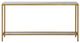 Uttermost® Hayley Glass Top Console Table with Antiqued Gold Frame-3