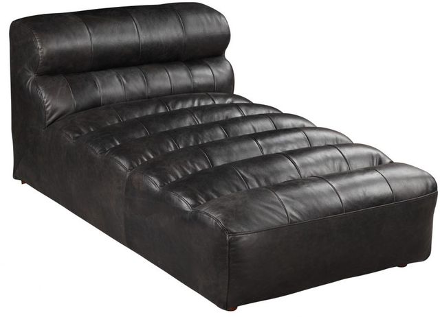 Moe's Home Collection Ramsay Signature 3-Piece Antique Black Left-Arm Facing Modular Sectional and Chaise-4