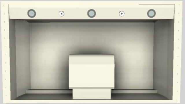Vent-A-Hood® Designer Series 42" Biscuit Wall Mounted Range Hood-3