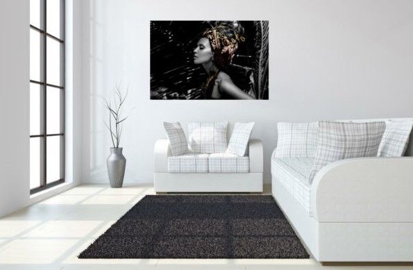 Classy Art Woman Head Piece Wall Art-3