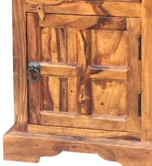 Jaipur Furniture Ganga Plus Brown Right Handle Bedside Cabinet-1