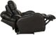Catnapper® Angelo Black Leather Power Lay Flat Reclining Sofa with Power Adjustable Headrest-4