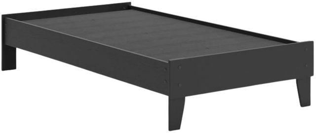 Signature Design by Ashley® Socalle Matte Black Youth Twin Platform Bed-1