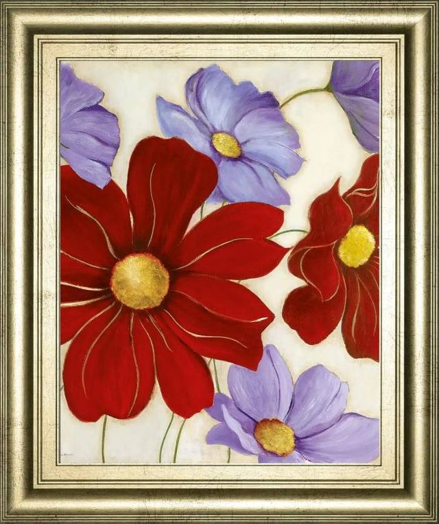 Classy Art Lavender and Red I by Tava Studios Wall Art-0