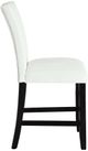 ACME Furniture Hussein 2-Piece Black/White Counter Height Chair Set-3