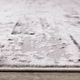 Tapis Chorus gris, blanc et noir vielli 5'3" x 7'7" Kalora Interiors -2
