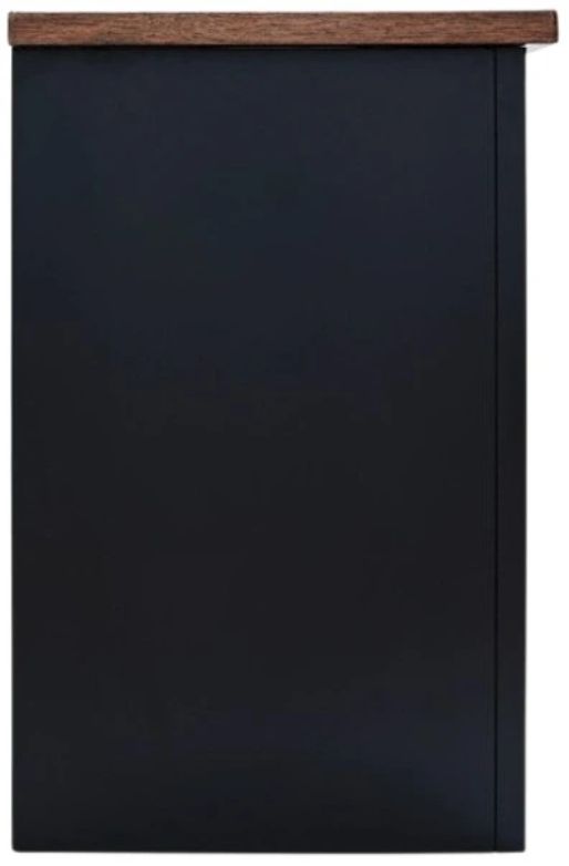 Signature Design by Ashley® Wildenauer Black/Brown TV Stand with Electric Fireplace-1