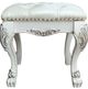ACME Furniture Dresden II Bone White Vanity Stool-1