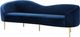 Meridian Furniture Ritz Navy Velvet Sofa-0