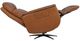 Flexsteel® Cove Autumn Leather Power Swivel Recliner with Power Headrest, and Lumbar-1