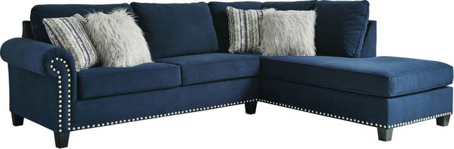 Signature Design by Ashley® Trendle 2-Piece Ink Right-Arm Facing Sofa Sectional and Chaise-0