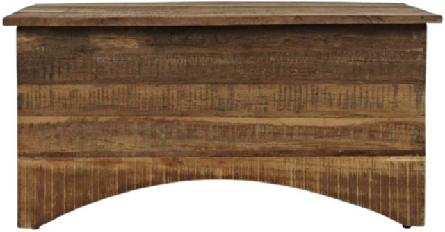 Jofran Inc. Reclamation Brown Storage Trunk-2