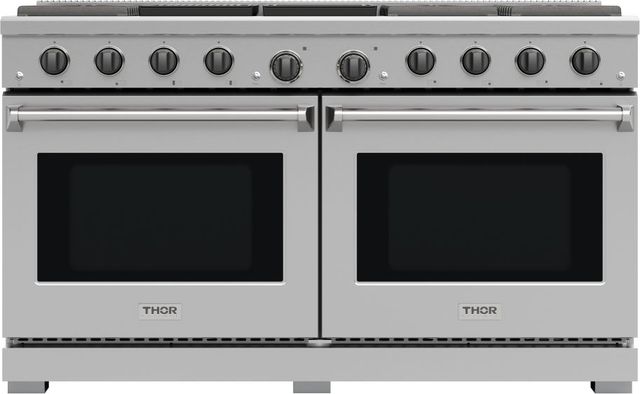 Thor Kitchen® 60" Stainless Steel Pro Style Gas Range-0