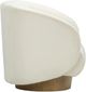 TOV Furniture Presley Cream Swivel Accent Chair-4