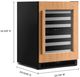 KitchenAid® 24" 4.97 Cu. Ft. Panel Ready Wine Cooler -2