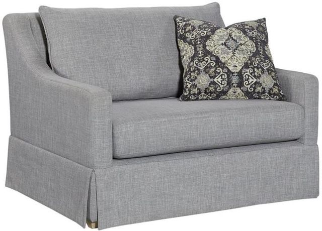 Bernards Citrus Heights Gray Pioneer Chair and a Half-0
